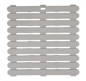 Duschrost Mod. Indoor & Outdoor Taupe, aus stabilem Kunststoff