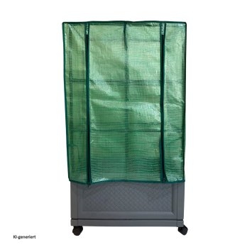 Gewächshaus 60x30x106 cm mit Rollen