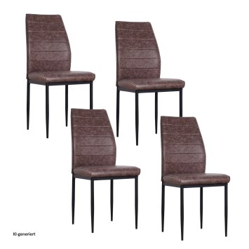 Esszimmerstuhl Madison Antikbraun 4er-Set