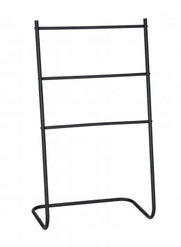 Handtuchständer Mod. Aracena Schwarz, aus Metall