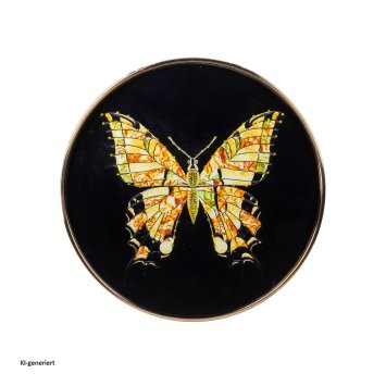 Wandbild Wanddeko Diamant Schmetterling
