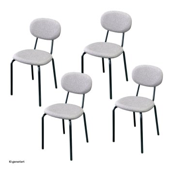 Stuhl Anella Cappucchino 4er-Set