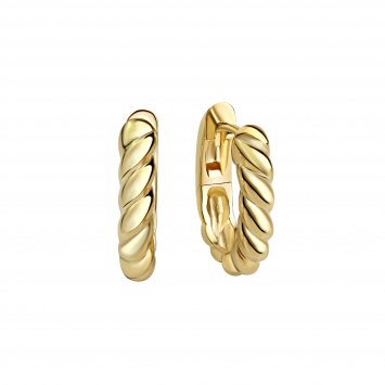 Klappcreolen 925 Sterling Silber vergoldet