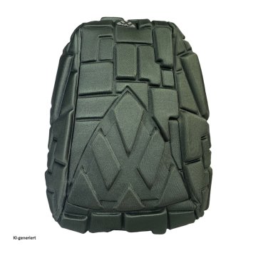 Stylischer Rucksack mit Hartschalen-Optik Ideal für Alltag, Schule und Reisen