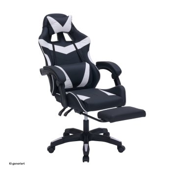 Gaming Stuhl Krit Eco Schwarz-Weiß