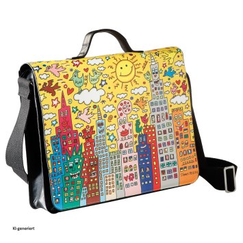 Umhängetasche Pop Art James Rizzi My New York City Sunset