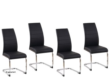 Schwingstuhl SallyC PU Schwarz