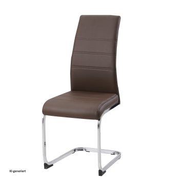 Schwingstuhl SallyC PU Braun