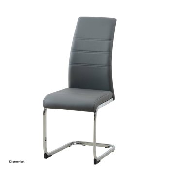 Schwingstuhl PU grau SallyC