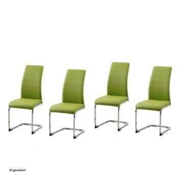 Schwingstuhl SallyC PU Grün