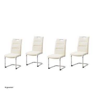 Schwingstuhl DannyC PU Creme