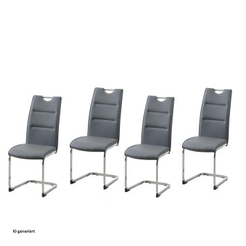 Schwingstuhl DannyC PU Grau