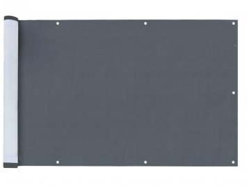 Balkon-Sichtschutz, ANTHRAZIT UNI, UV- und witterungsbeständig