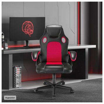 Bürostuhl ECO Daytona Rot