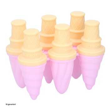 Softeisform 6x 60ml., farbig sortiert Kunststoff