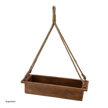 Holzkiste Ziegelform zum Hängen