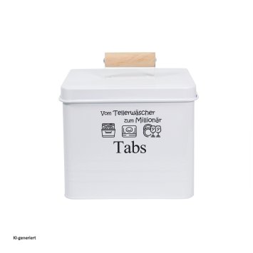 Geschirrtabs Aufbewahrung Retro