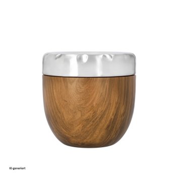 Thermobehälter Teakholz-Optik 636 ml