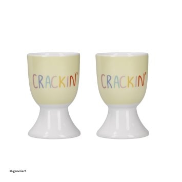 Eierbecher Porzellan 2er-Set CRACKIN'