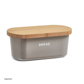 Brotkasten 36 x 20 x 14,5 cm Grau