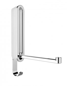 Klapphaken Premium Mod. Sigma Polarweiß, klappbarer Wandhaken