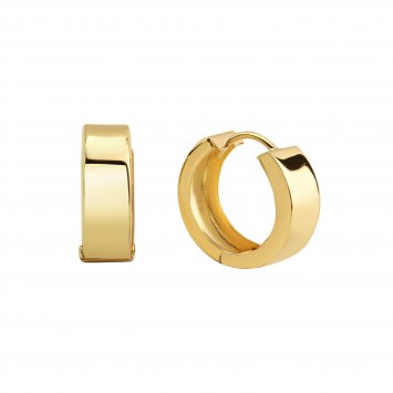 Ohrringe 333 Gelbgold 17mm Durchmesser