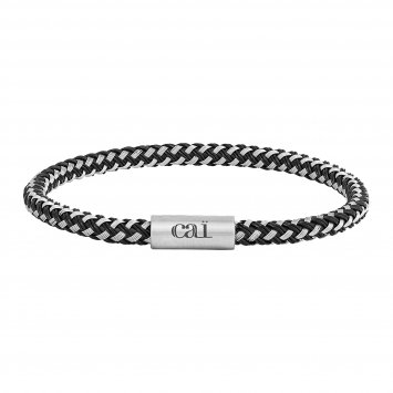 Armband Lederarmband schwarz 21cm