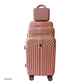 Hartschalenkoffer 4er-Set Mabell Rosegold