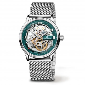 Herren Armbanduhr Edelstahl  Glänzend 22,5cm