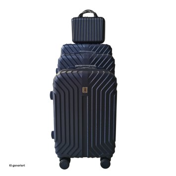 Hartschalenkoffer 4er-Set Mabell Blau