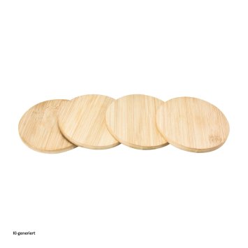 Untersetzer 4-teiliges Set Bambus