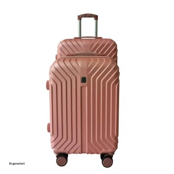 Hartschalenkoffer 2er-Set Mabell Rosegold