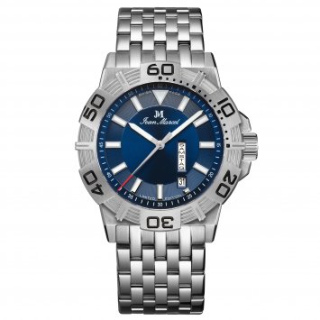 Herren Armbanduhr Edelstahl  Satiniert 22cm