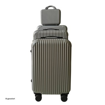 Hartschalenkoffer 4er-Set Frenzi Silber