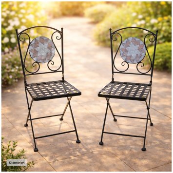 Gartenstühle 2 Stück Marocco Braun