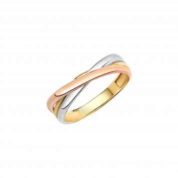 Ring Gold 333 dreifarbig