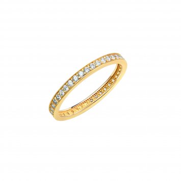 Ring 375 Gold Zirkonia weiß Memoirering