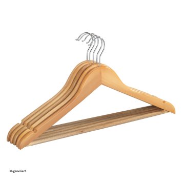 Kleiderbügel 5er Set Holzbügel