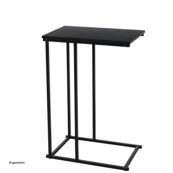 Beistelltisch Metall und MDF
