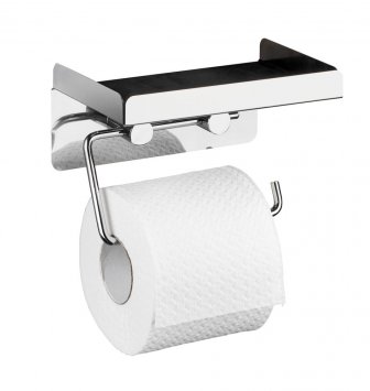 Toilettenpapierhalter 2 in 1 Edelstahl, rostfrei