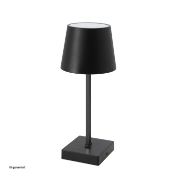 LED Tischlampe Schwarz mit Touchfunktion