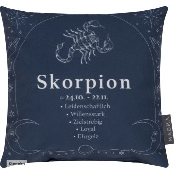 Dekokissen Sternzeichen Skorpion