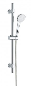 Brauseset Mod. Uno, chrom, Edelstahl, 70 cm Länge, für Durchlauferhitzer geeignet