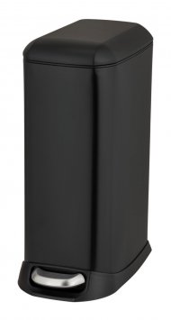 Treteimer Mod. Design 20 L, Easy-Close, Schwarz, mit herausnehmbarem Einsatz