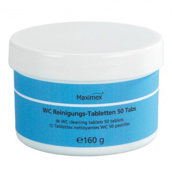 WC-Reinigungstabletten, 50er Set, stark gegen Urin, Kalk, Rost und Verfärbungen