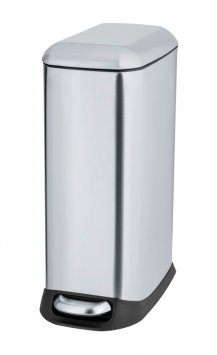 Treteimer Mod. Design 12 L, Easy-Close, Edelstahl, mit herausnehmbarem Einsatz