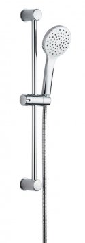 Brauseset Mod. No. 2, chrom, Edelstahl, 60 cm, Ø 18 mm, für einfache Kalkreinigung