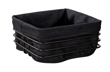 Brotkorb Premium Mod. Square, mit herausnehmbarer, waschbarer Baumwolleinlage