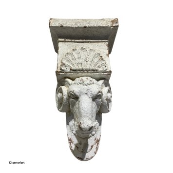 Wandkonsole Apollon Figur Steinbock