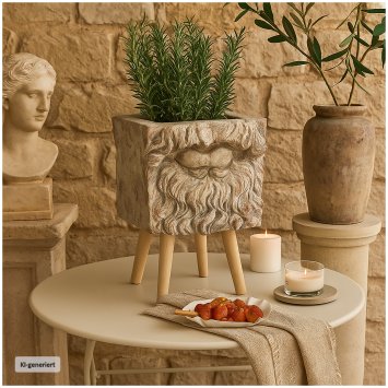 Pflanzgefäß Apollon Blumenkübel Mund